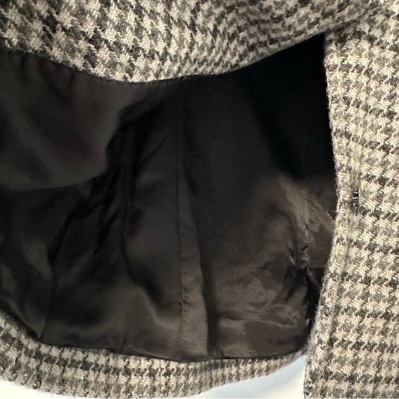 Aritzia Wilfred Wool blend houndstooth Darmon blazer jacket size 2 - Picture 12 of 14